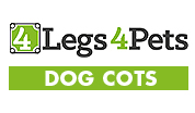4 legs 4 pets dog cot logo for exfed dog training website