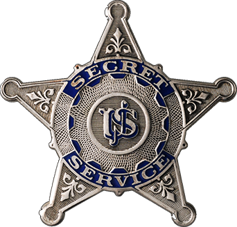 U.S. Secret Service (USSS) Old Star Badge